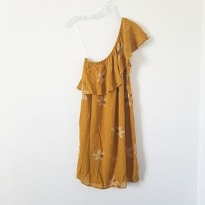 $5 SALE!  Mossimo One Shoulder Mustard Yellow Dress